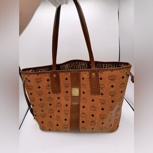 MCM reversable tote bag